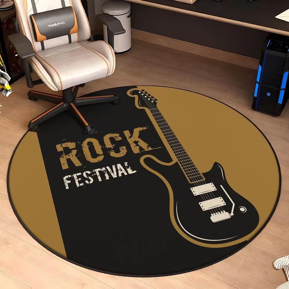 E-sports Circular Carpet Home Decor Living Room Dirt Resistant Carpet Bedrooms Study Children's Rocking Chairs Anti Slip Pads