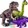 Dinozaury T-Rex Zabawka Świeci Ryczy Chodzi Interaktywny Realistyczny