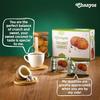 Chaayos Chai Time Snacks - Premium Coconut Cookies | Crunchy Snack | 450g (18 Packs)