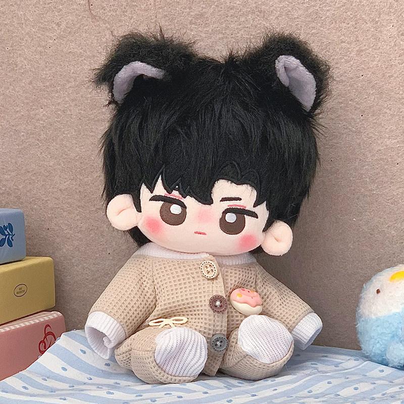 20cm Kawaii Cotton Dolls Anime Plush Stuffed Figure Outside The World Gu Shiye Xia Xiaoyin Doll Wearable Clothing Dress Up Gifts