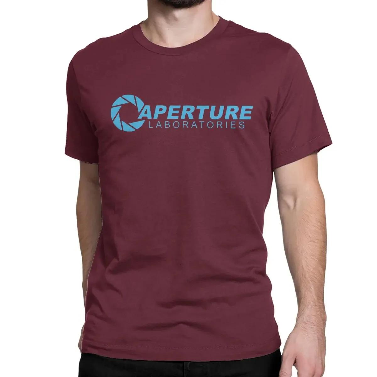 

2025 Aperture Laboratories T-Shirt Men Women s Round Neck Cotton T Shirt Half Life Video Game Tee Shirt New Arrival Clothing 4XL