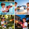 New Outdoor Summer Pool Party Water Gun Toys Water Fun Shooting Game Large Capacity Ring Multi Function Electric Water Gun Toys