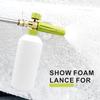Foam Cannon 1 L Bottle Car Wash Snow Foam Lance With 1/4" Quick Connector Pressure Power Jet Washer Quick Release Adjustable Nozzle