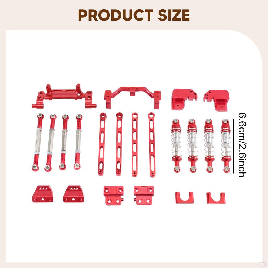 Aluminum Alloy Axle Rod for RC Cars, Assembly, Replacement Part 1/12 MN82Pro, MN82 And MN82S