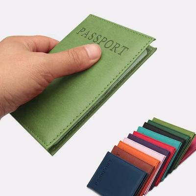1PC Fashion New PU Porta passaporto da donna Coppia di modelli Ragazze Copertina per passaporto da viaggio Porta carte unisex Porta carte da uomo Portafoglio