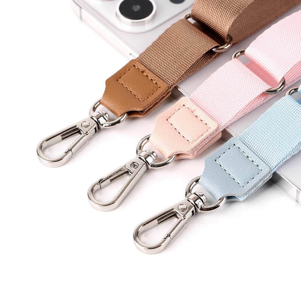 Adjustable Phone Lanyard Anti-Loss Polyester Crossbody Shoulder Strap with Tether Tab