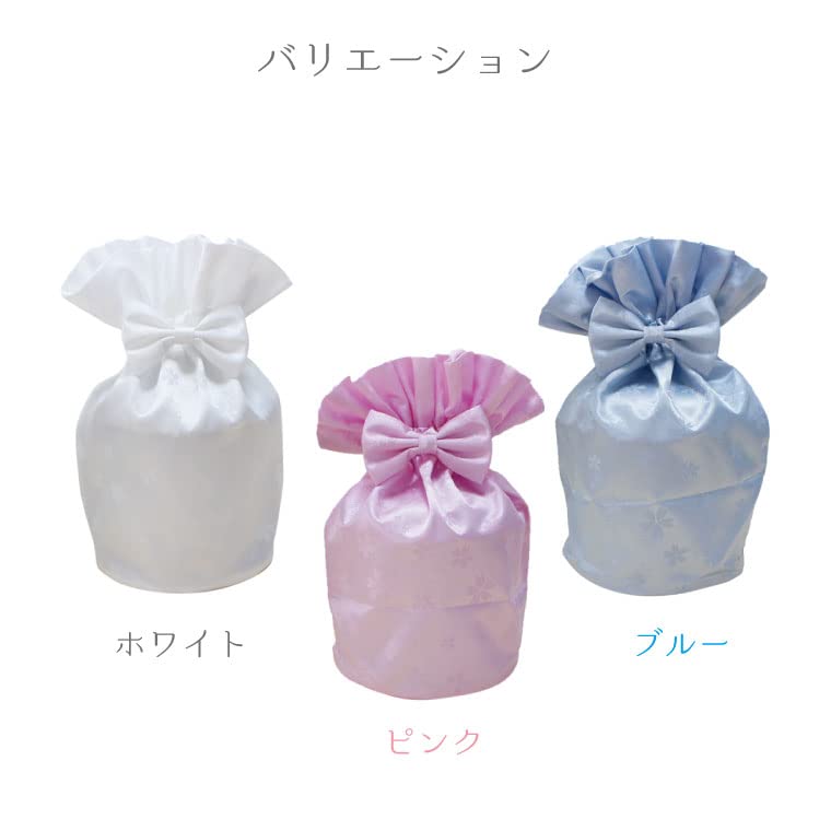 Sakura Wrap Urn Cover with Ribbon, Petal-Large, 2-Inch, for Pet Memorials and Pet Loss (Pink)