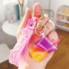 Acrylic Milk Tea Keychain: Cute Coffee Cup Glitter Pendant Charm
