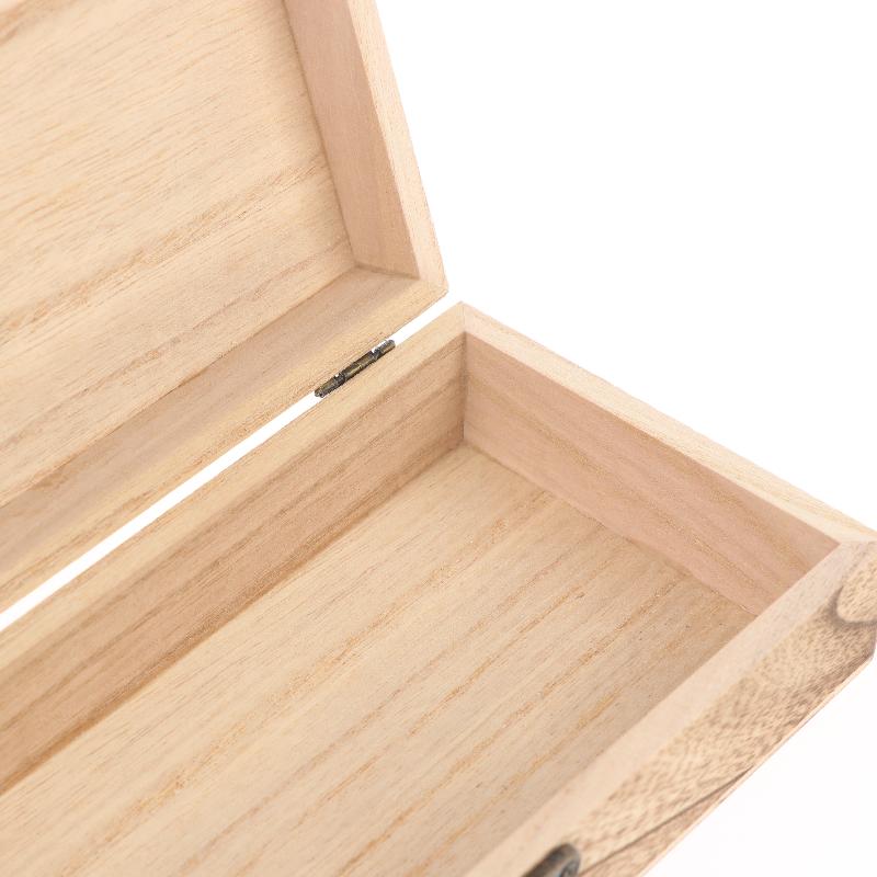1/3Pcs Rustic Vintage Style Wooden Storage Box With Hinged Lid Keepsake Box Organizer For Trinket Home Decor Crafts Art Hobbies