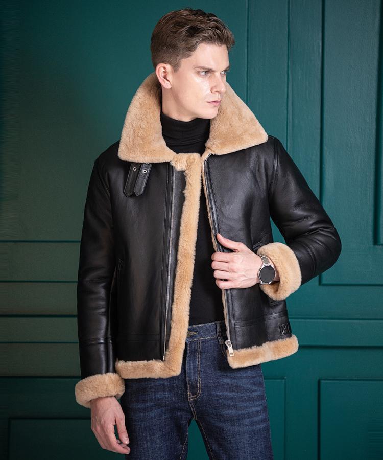Strike Krios Lambskin Shearing Jacket (Black)