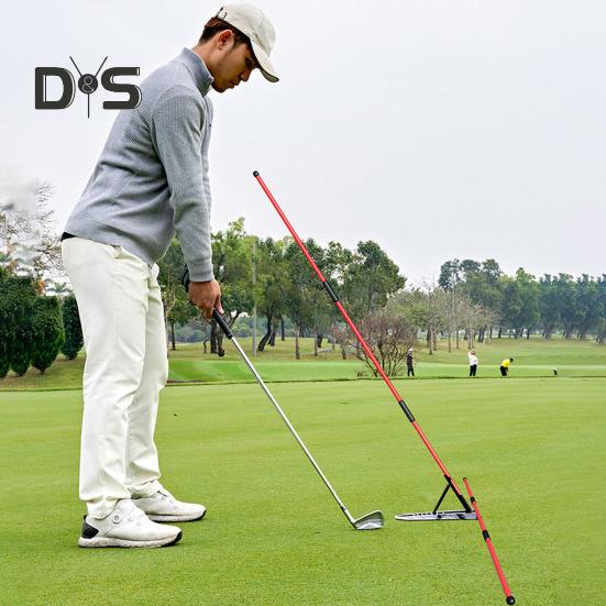 Suport pentru stick de golf, unghi reglabil, ușor de instalat, pentru antrenamentul swingului de golf, accesorii pentru practicarea golfului