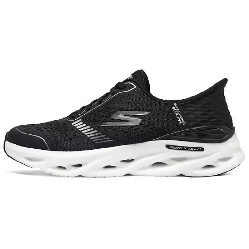 Skechers GO Women Soft Comfort Low Top Running Shoes Black 129505-BKW 35