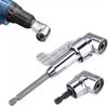 2Pcs 90 Degree Angle Drill Adapter, 105 ° 1/4 Right Angle Drill Accessory Multifunctional Accessory Commonly Used Tool Supplies