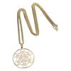 Schwarzer Sechsstern-Array Hohl Edelstahl Anhänger Geometrisch Salomon Schmuck Halskette Geschenk