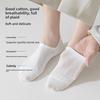 Men's Summer Thin Cotton Mesh 10a Anti Slip Non Drop Heel Shallow Mouth Invisible Socks
