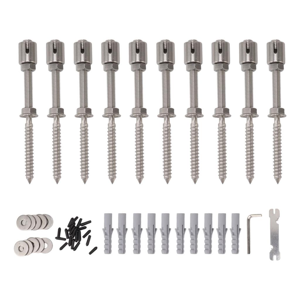 Wire Trellis Stainless Steel Modern Flexible Layout Invisible Strong Load Bearing Wall Trellis for