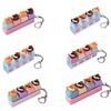Fingertip Button Toy Fidget Key Chain Creative Mini Keyboard Pendant Keycap Keychain  Key Decor