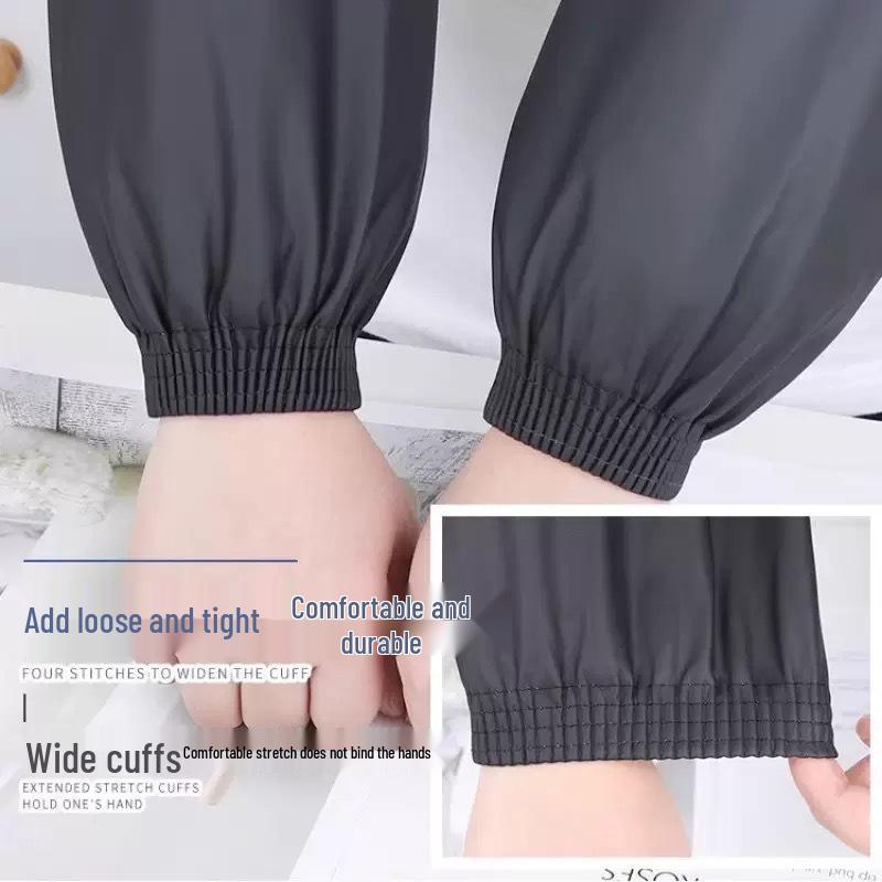 Waterproof Oil-Proof Protective Kitchen Sleeves: Durable Leather Cuffs for Adults