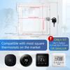 Universal Thermostat Lock Box Acrylic Thermostat Cover Transparent Thermostat Guard Wall Mount Thermostat Guard Box for Office