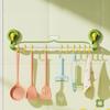 Candy Color Suction Cup Hook Sliding Track S Hook Movable Bathroom Door Hooks Towel Rack Removable Hanger Home Storage Supplies