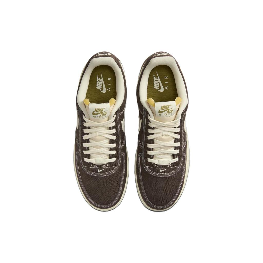 New Nike Air Force 1 Low '07 Prm Canvas Baroque Brown CI9349-201