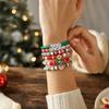 Christmas Bracelet Set for Women - Bangle and Chain Bracelet Gift for Holiday Party