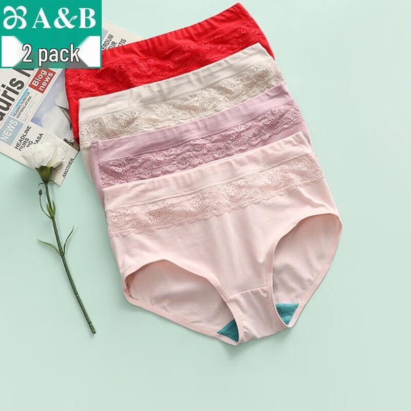 

Женские эластичные хлопковые кружевные антибактериальные трусы 2XL