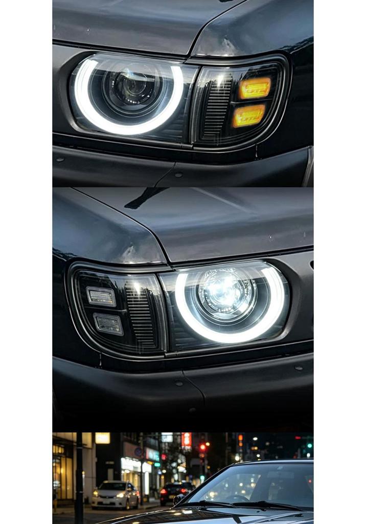 Nissan R50 95-04 LED Projector Headlights w/ DRL & Turn Signals