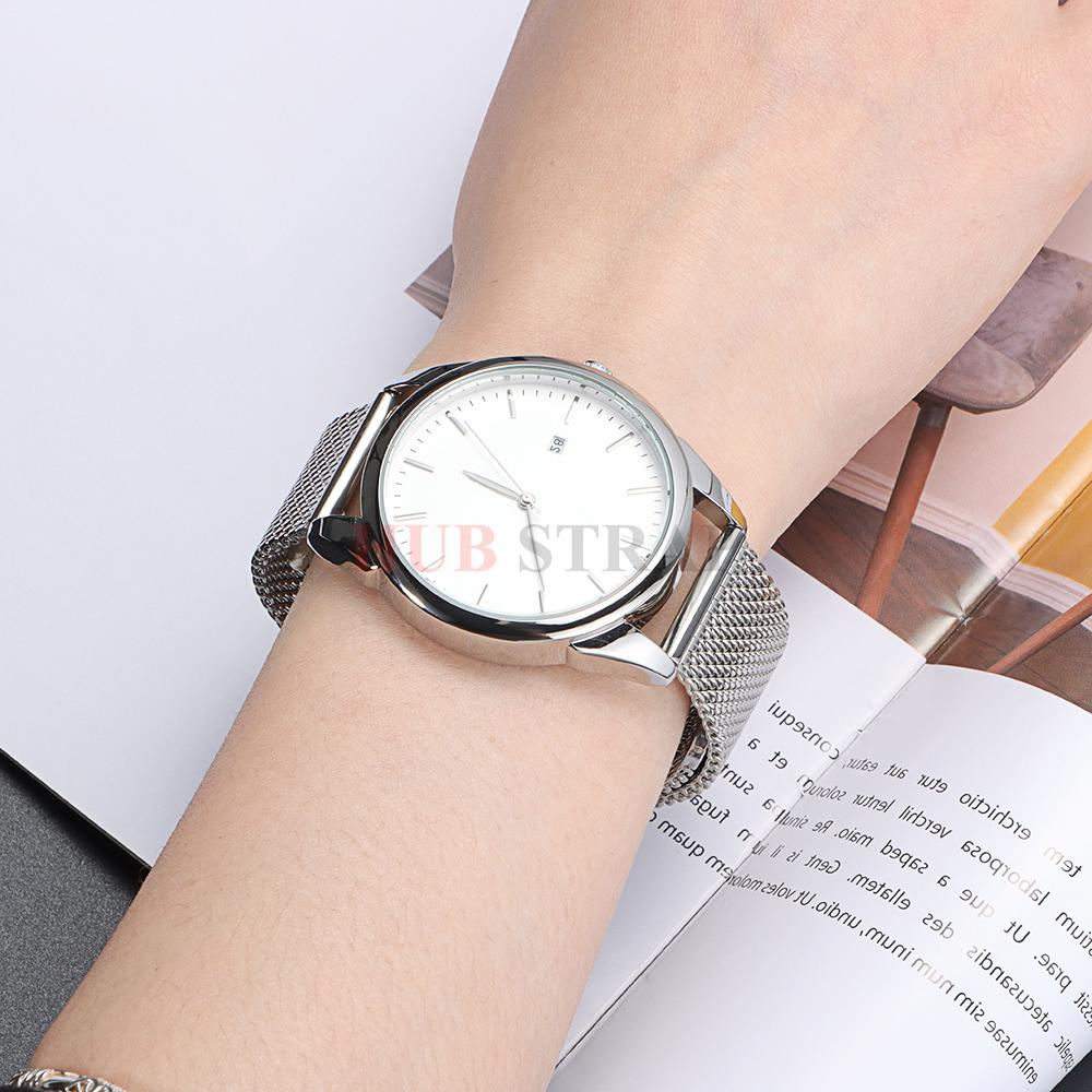 18mm 20mm 22mm Universal  0.8mm Milanese Watchband Quick Release Watch Band Mesh Stainless Steel Strap Wrist Belt Bracelet