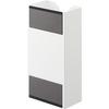Yamazaki Tower Magnetic Plastic Bag & Kitchen Paper Holder, White, Approx. W13 X D8.3 X H26cm, Tissue Case, Plastic Bag Holder, Easy Installation, Mod