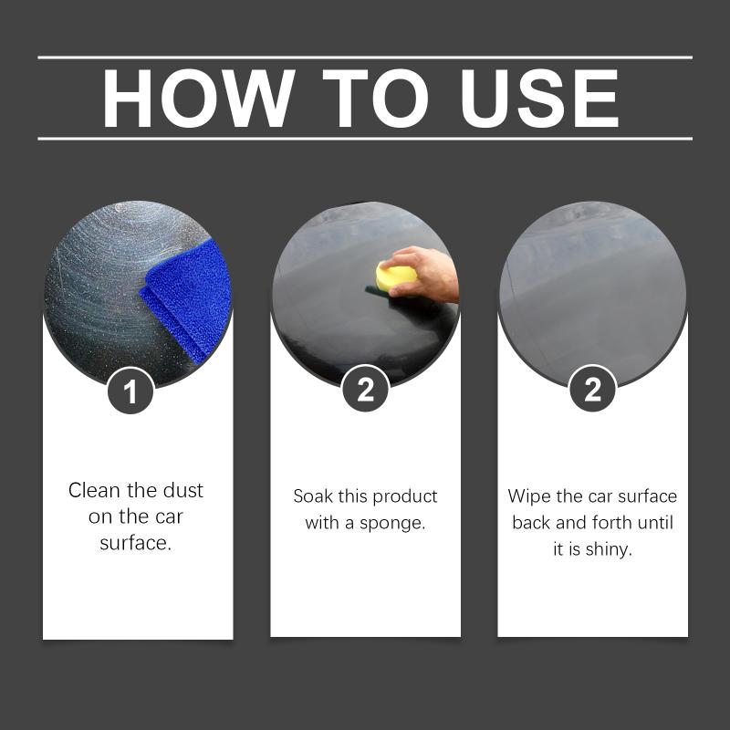 100G Car Ceramic Wax Remove Scratch Lasting Paint Protection Restoring Gloss Polishing Rainproof Vehicle Cleaning Cream