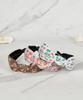 Maia Garden Jacquard Hairband - Knot Type Brown