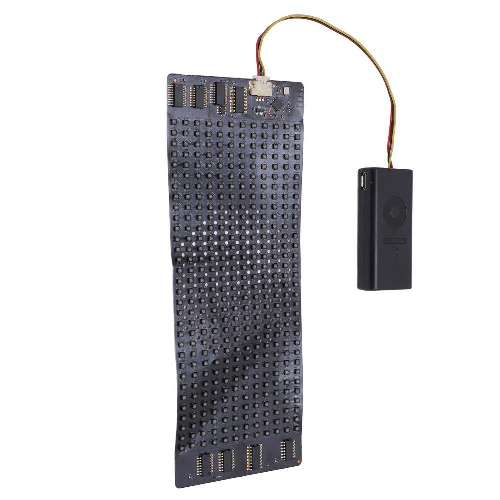 RGB LED Beads Flexible LED Display HD Full Color LED Screen Programmable LED Sign  Glasses