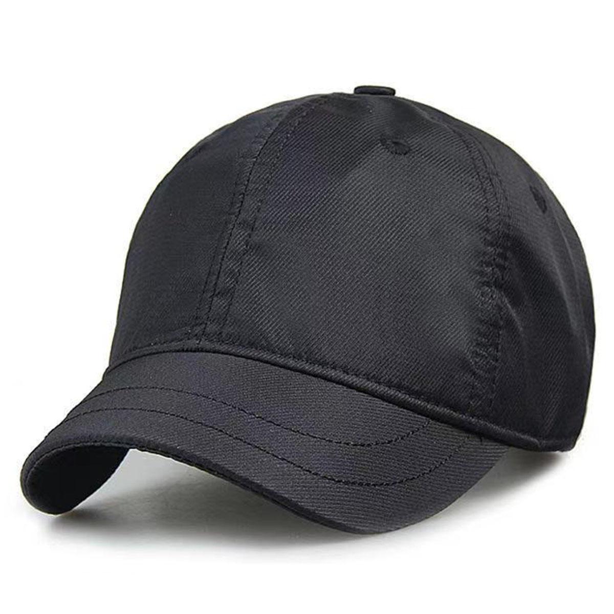 

Унисекс Однотонные Быстросохнущие Бейсболки Весна и Осень Уличные Повседневные Шляпы Солнцезащитная Шляпа чёрный