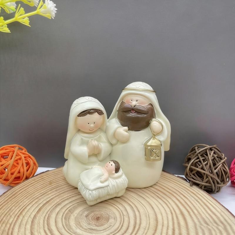 Cartoon Manger Statue Ornament Practical Resin Figurine Home Office Ornament Perfect for Indoor and Outdoor Decoration