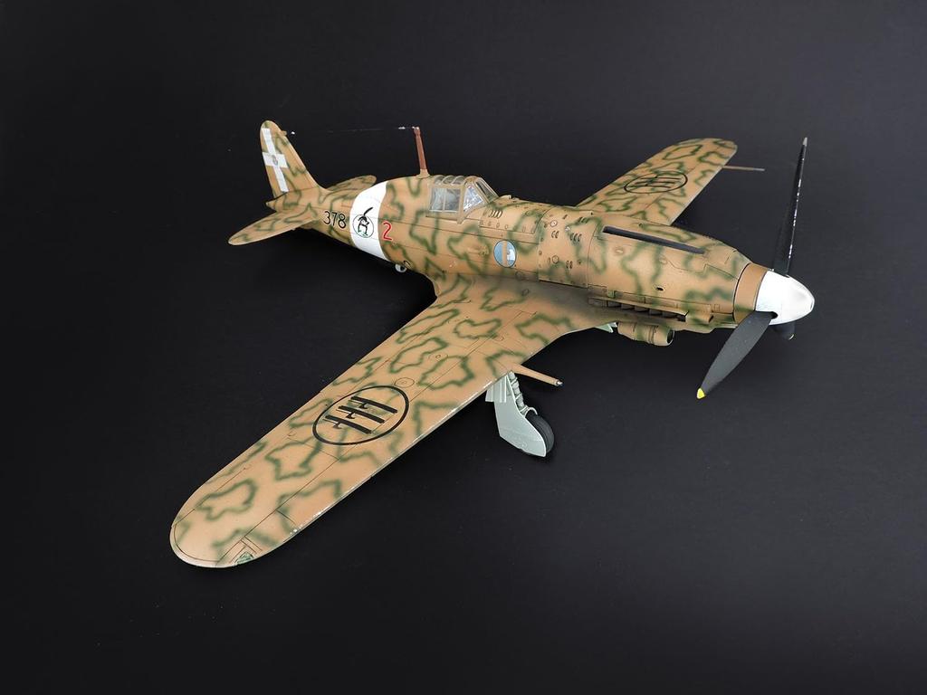 Italeri Scale WWII Italian Macchi Veltro Plastic Model Kit with Japanese Instructions 1/32 MC.205 (IT2519JP)