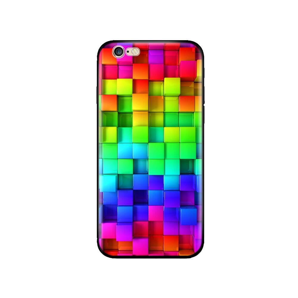 For Iphone 5s 5 S Se 2016 4.0" Case Silicon Soft Phone Cover On Apple iPhone 6s 6 S Plus Funda Coque Shell Bumper Black Tpu Case