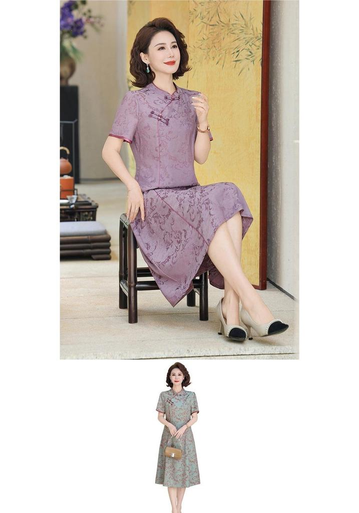 2026 Fashionable Summer Dresses for Middle-Aged and Elderly Women - Elegant, Age-Reducing Styles for Moms