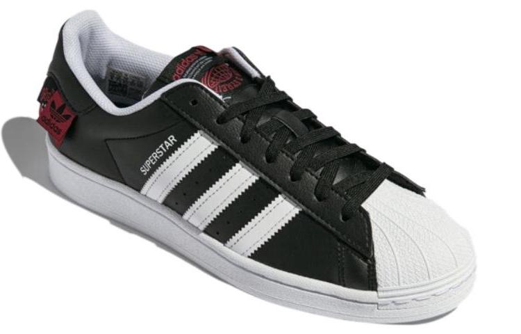 adidas Originals Superstar 'Black White Red' HQ6456