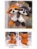 Fox & Raccoon Plush Toy - Realistic Wild Animal Sloth Doll Birthday Gift
