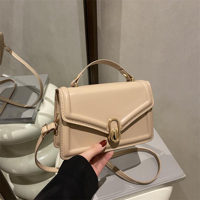 Pu Small Square Shoulder Bag With Magnetic Closure For Casual Daily Use
