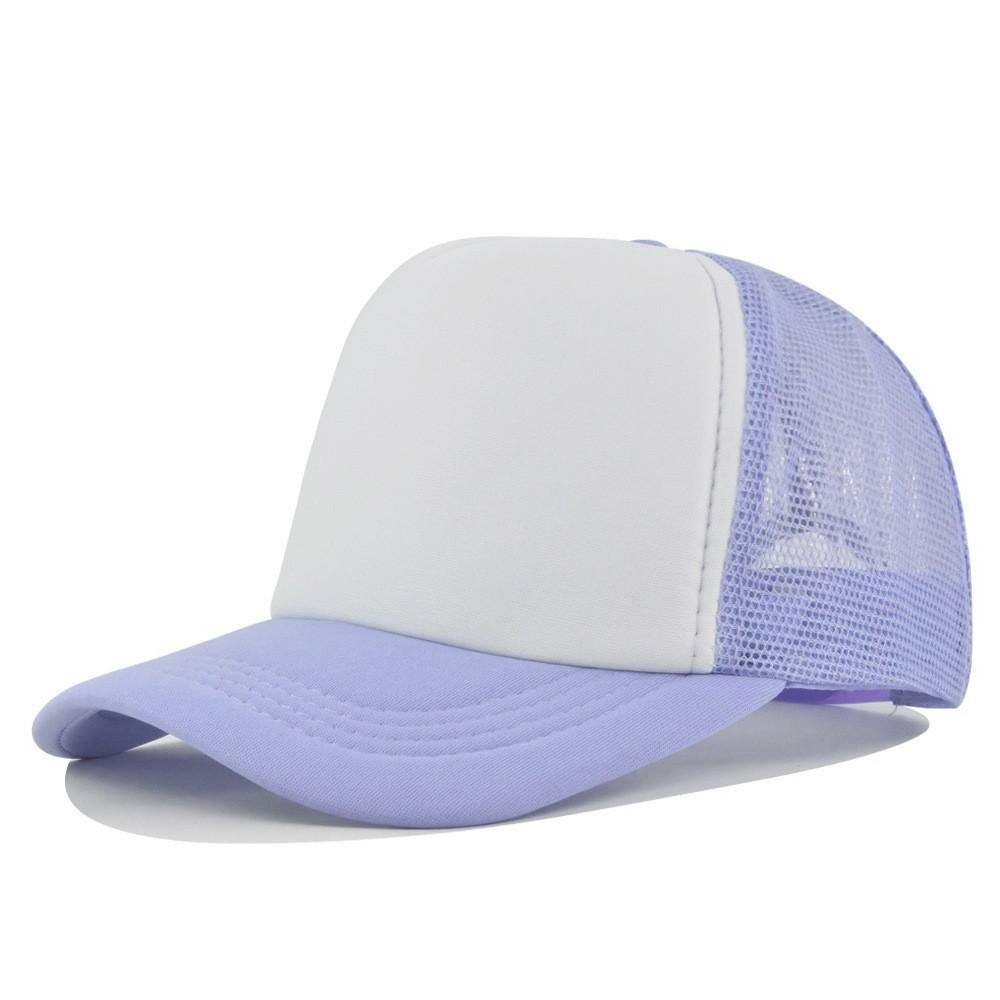 Unisex Cap Casual Plain Mesh Baseball Cap Adjustable Snapback Hats For Women Men Hip Hop Trucker Cap Streetwear Dad Hat