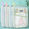 L-Shaped Transparent 3-Layer File & Book Bag for Subject Organization and Exam Storage