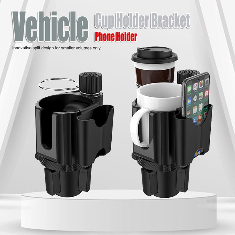 Multifunctional Cup Car Phone Holder for Universal Phone Rack for Car Water Bottle Ashtray Fixed Bracket