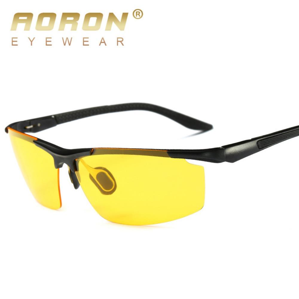 aoron Polarized Sunglasses Night Vision Aluminum Magnesium Cycling Glasses Glasses