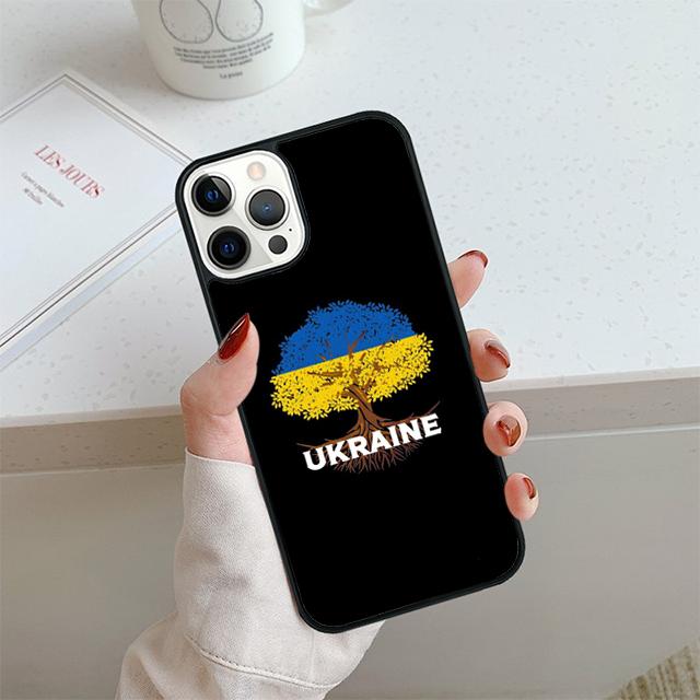 U-kraine Flag Phone Case For iPhone 17 Air 13 12 14 15 16  Cover For Apple iPhone 17 Air 14 15 16 Pro Max Plus Coque
