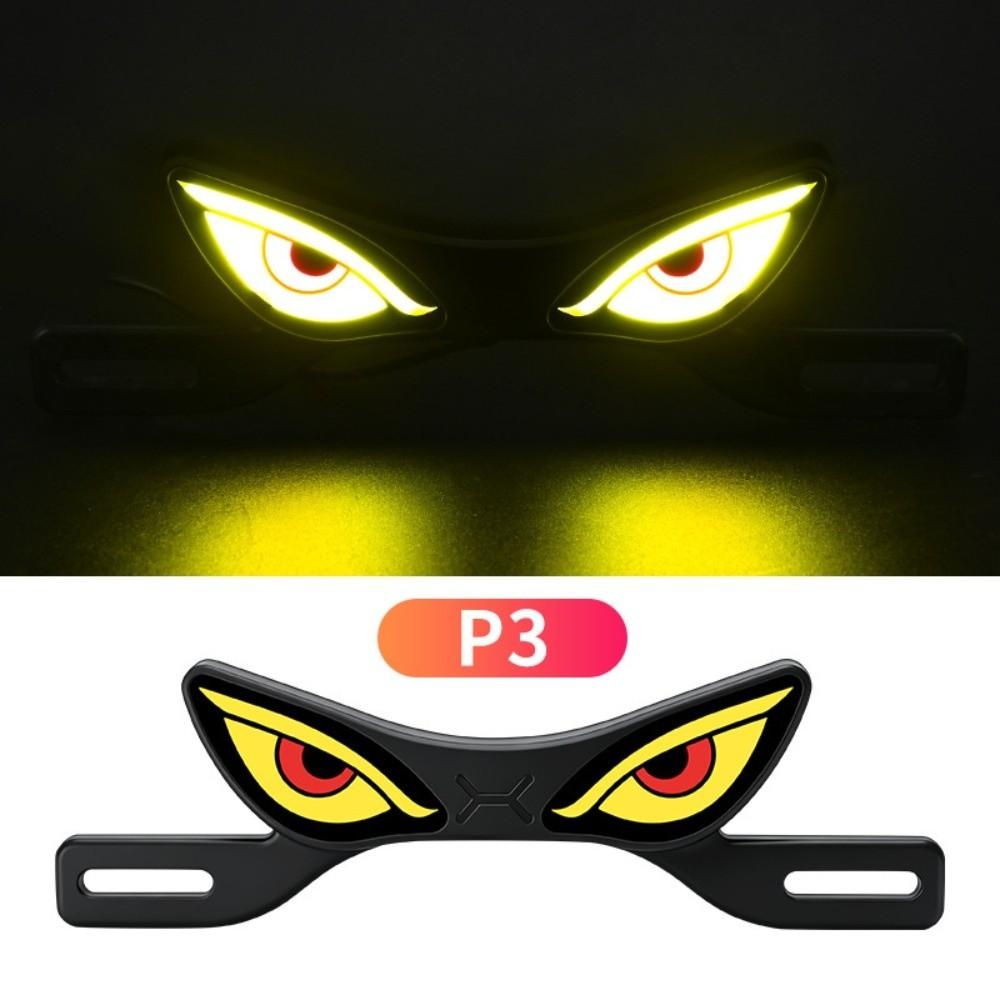 Waterproof Motorcycle License Plate Light Eye Turn Signal Light Motorcycle Accessories