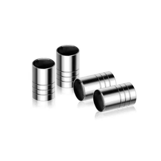 AUP1 4PCS/Set New Metal No Logo Car Wheel Tire Valve Caps Covers Dust-proof Auto Parts For Car Truck Bicycles Motorcycles Accessories