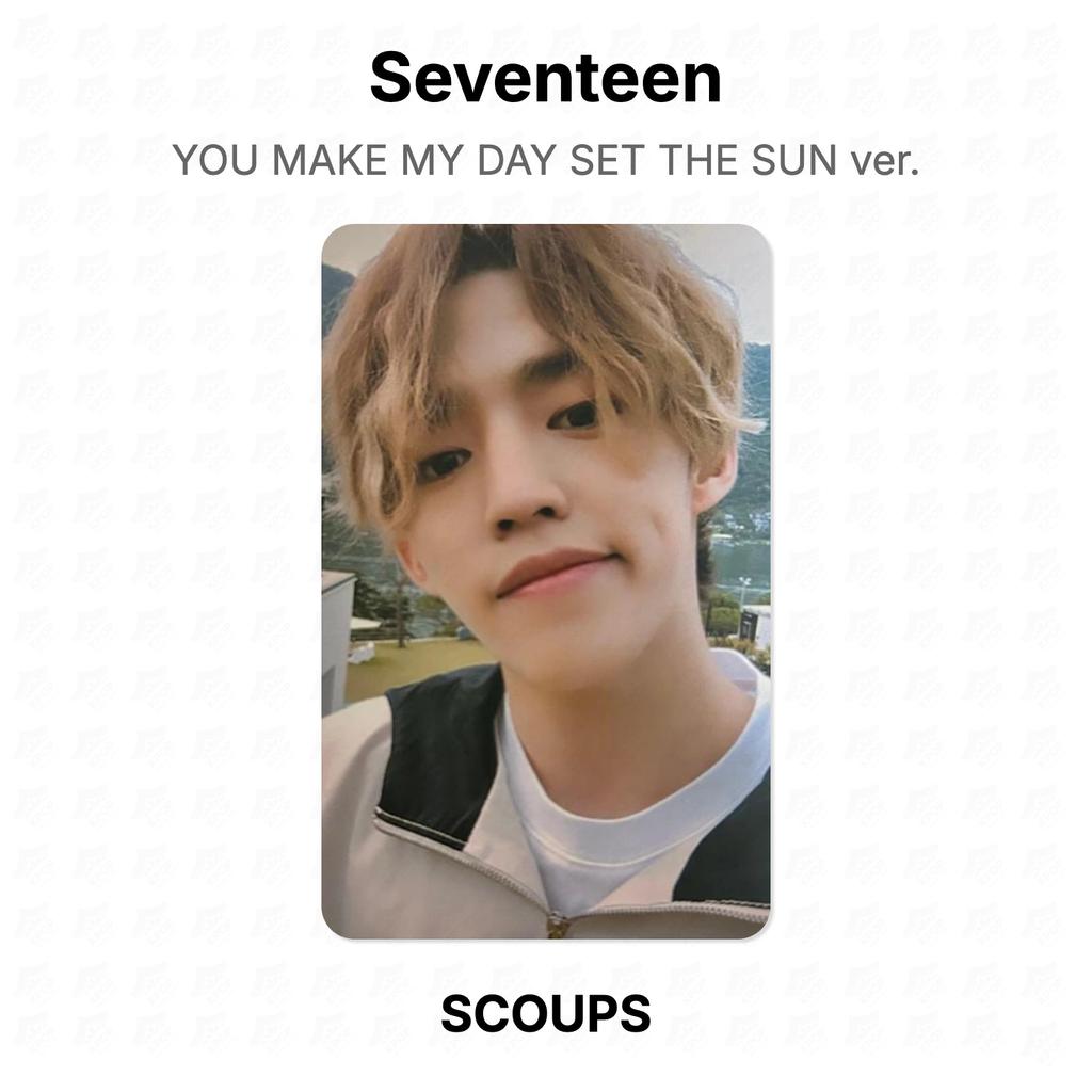 Seventeen YOU MAKE MY DAY SET THE SUN ver. Official Photocard
