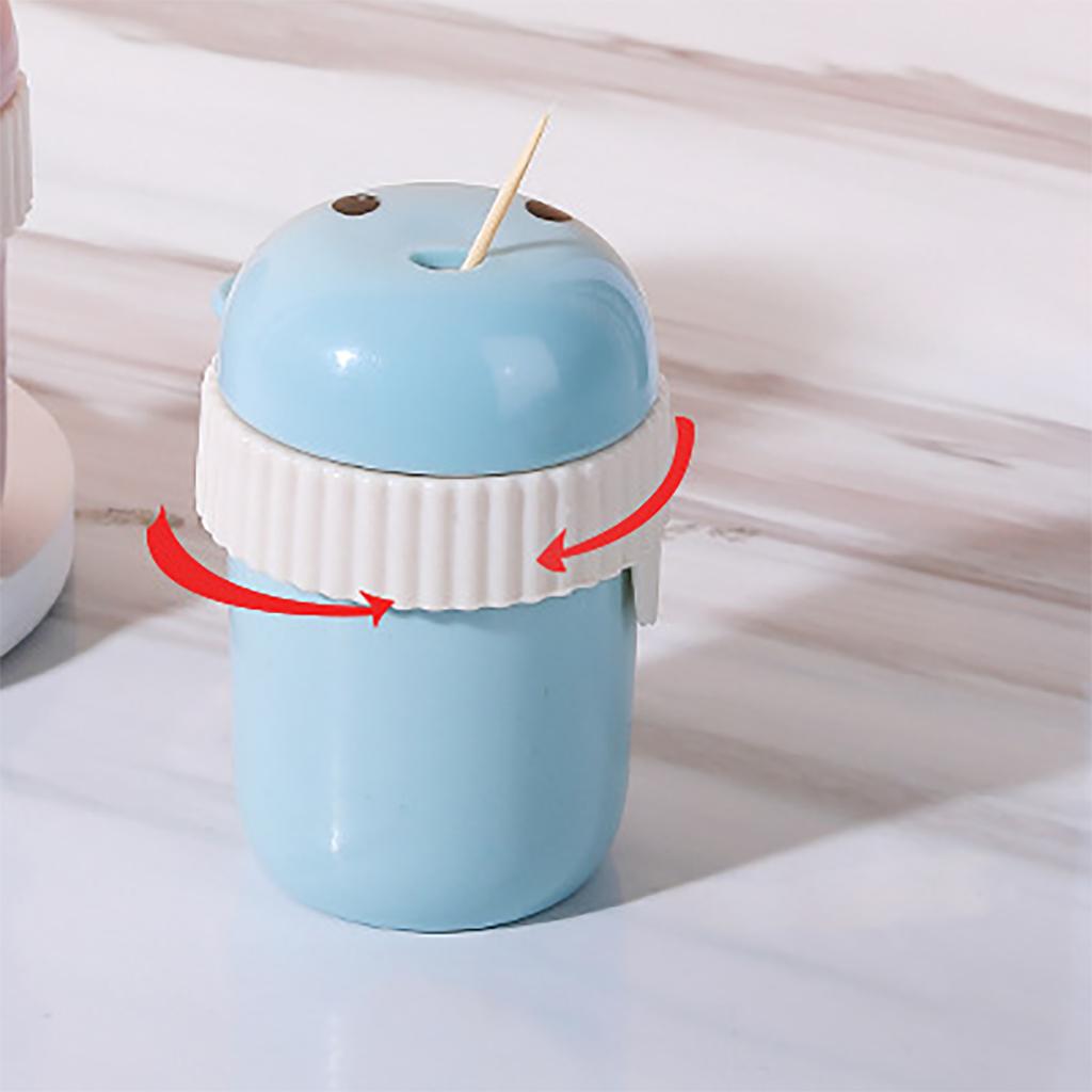 Toothpick Holder Portable Plastic Toothpick Container Cute Multifunctional Toothpick Dispenser for Living Room Hotel Restaurant